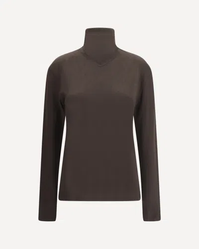 LEMAIRE LONG SLEEVE FOULARD TOP