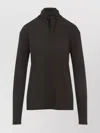 Lemaire Long Sleeve Scarf Collar T-shirt In Brown