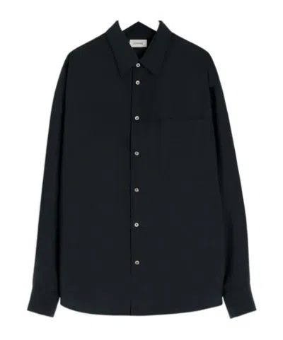 Lemaire Long Sleeve Shirt In Black