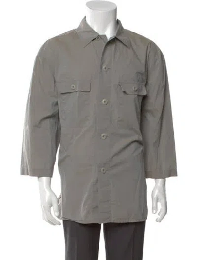Pre-owned Lemaire Long Sleeve Shirt In Gray