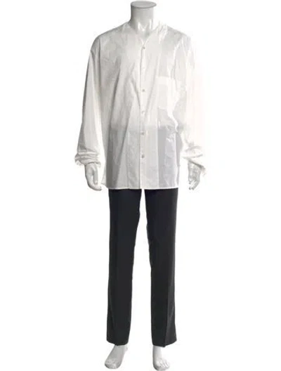 Pre-owned Lemaire Long Sleeve Shirt In White