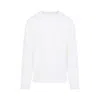 Lemaire Long Sleeve Crew Neck T-shirt With Pocket In White