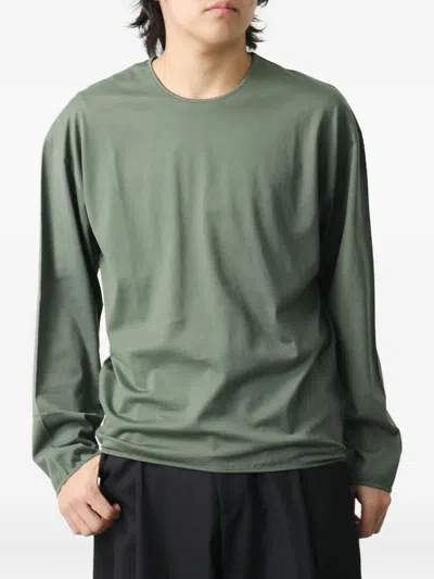 Lemaire Long-sleeve T-shirt In Green