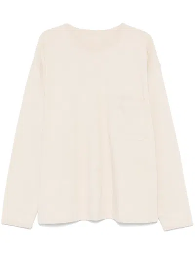 Lemaire Long-sleeve T-shirt In Neutrals