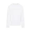 Lemaire Long Sleeve Crew Neck T-shirt With Pocket In White