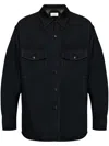 Lemaire Long-sleeve Buttoned Jacket In Black