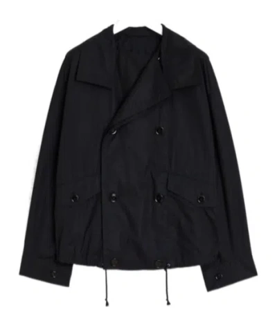LEMAIRE LEMAIRE DOUBLE-FLAP DRAWSTRING HEM JACKET