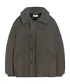 Lemaire Puffer Blouson With High Collar And Pockets In Black