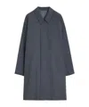Lemaire Long-sleeved Coat In Black