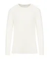 Lemaire Long-sleeve Cotton Top In Animal Print