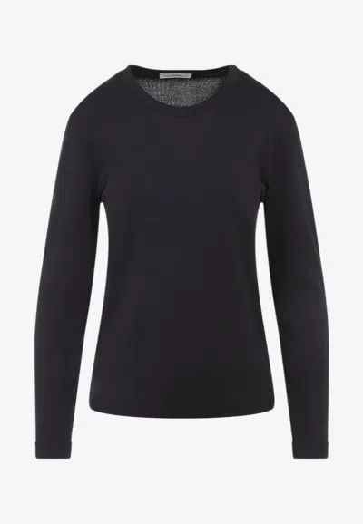 LEMAIRE LONG-SLEEVED CREWNECK T-SHIRT