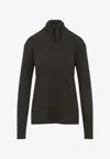 Lemaire Long Sleeve Scarf Collar T-shirt
