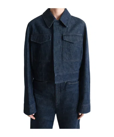 LEMAIRE LEMAIRE LONG SLEEVED CROPPED JACKET