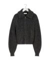 Lemaire Long-sleeved Knitted Cardigan In Black