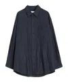 Lemaire Button-up Long-sleeve Shirt In Black