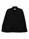 Lemaire Long-sleeved Shirt In Black