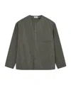 Lemaire Long-sleeved Shirt In Black