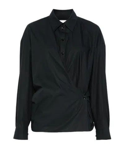 LEMAIRE LEMAIRE TWISTED DETAIL BUTTONED SHIRT