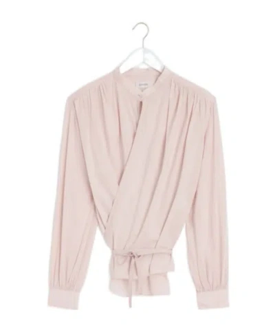 Lemaire Long-sleeved Shirt In Pink