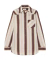Lemaire Long-sleeved Shirt In White