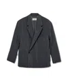 Lemaire Long-sleeved Suit Jacket In Grey