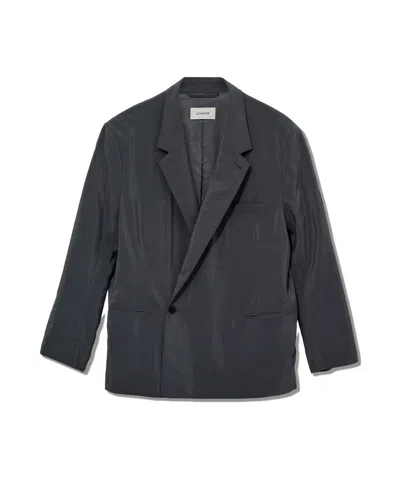 Lemaire Long-sleeved Suit Jacket In Grey