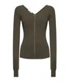 Lemaire Long-sleeved T-shirt In Brown