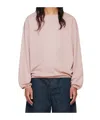 Lemaire Pink Relaxed Long Sleeve T-shirt In Pink