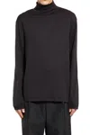 Lemaire Turtleneck Long-sleeved Jumper In Black