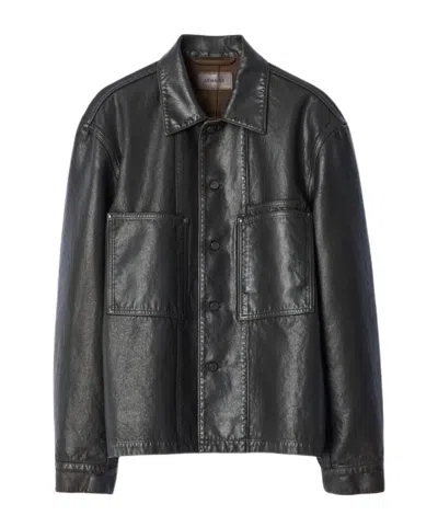 Lemaire Long-sleeve Jacket In Black