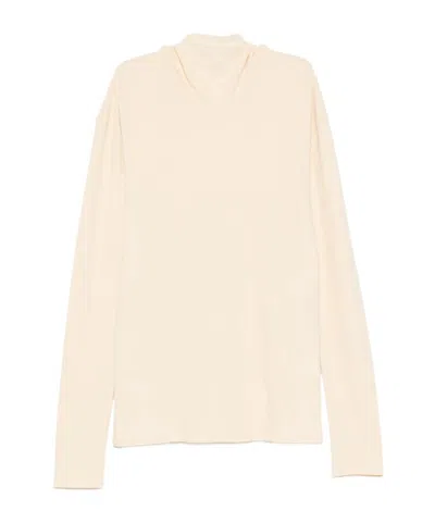 Lemaire Long-sleeved Cover-up In Neutral