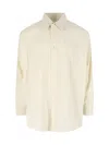 Lemaire Classic Collared Shirt With Curved Hem