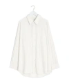 Lemaire Loop Shirt In White
