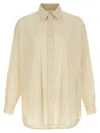 Lemaire Loop Shirt In White