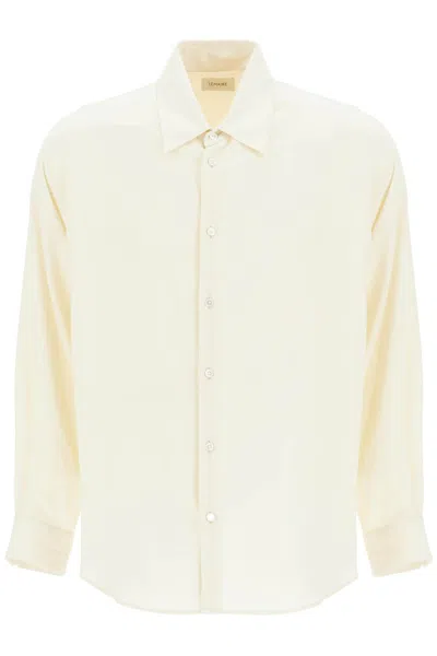 Lemaire Cotton Shirt Jacket In Neutral