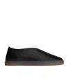 Lemaire Linoleum Piped Sneakers In Black