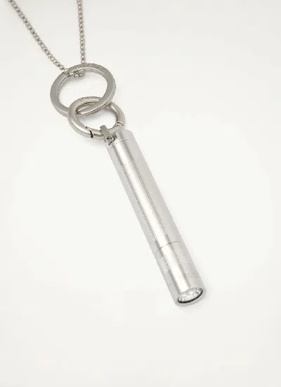 Pre-owned Lemaire Maglite Chain Necklace In Silver