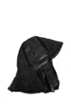 Lemaire Man Black Hats In Black