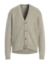 LEMAIRE LEMAIRE MAN CARDIGAN SAGE GREEN SIZE L SYNTHETIC FIBERS, MOHAIR WOOL, VISCOSE, WOOL, ELASTANE