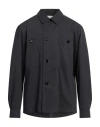 Lemaire Lon Sleeved Buttoned Shirt Jacket In Black