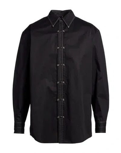 Lemaire Man Shirt Black Size S Cotton