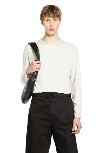 Lemaire Man  T-shirts & Tank Tops In White