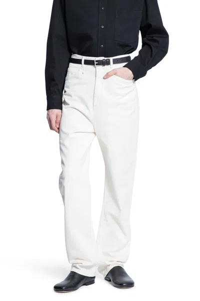 Lemaire Man White Jeans