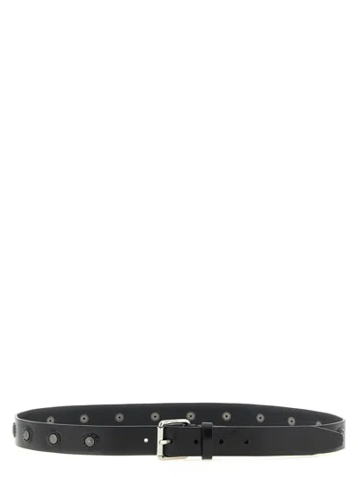 Lemaire 'marguerite' Belt In Black