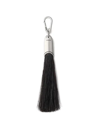 Lemaire Maxi Brush Bag Charm In Black