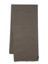 Lemaire Logo-tag Scarf In Grey