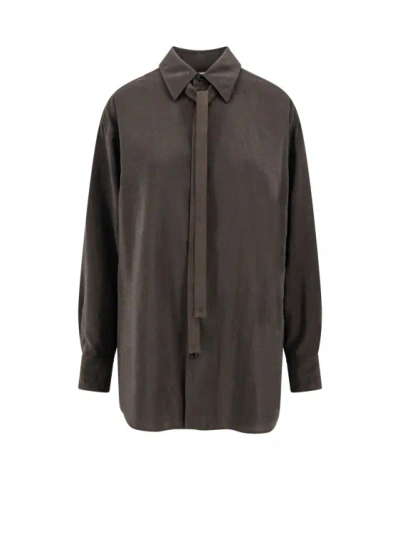 LEMAIRE MAXI LENGTH SHIRT WITH TIE