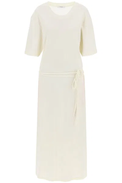 Lemaire Maxi T-shirt Style Dress In Neutro