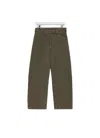 Lemaire Maxi Workwear Snow-wash Jeans In Green