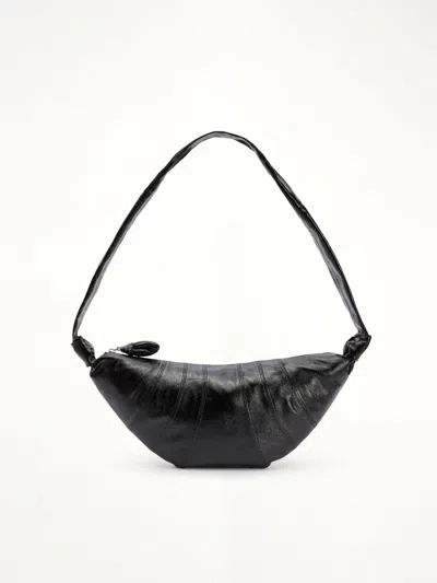 Lemaire Medium Croissant Bag In Black